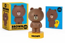 LINE FRIENDS Mini BROWN Bobblehead