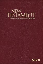 NIV Pocket New Testament with Psalms and Proverbs - Burgundy