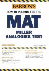 Barron's How to Prepare for the MAT : Miller Analogies Test