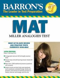 Barron's MAT : Miller Analogies Test