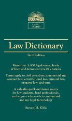 Barron's Law Dictionary : Mass Market Edition