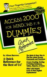 Access 2000 for Windows® for Dummies®