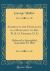 Address at the Dedication of a Monument to Rev. W. B. O. Peabody, D. D : Delivered at Springfield, September 29, 1861 (Classic Reprint)