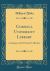 Cornell University Library : Catalogue of the Petrarch Collection (Classic Reprint)