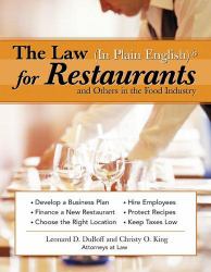 The Law (In Plain English) for Restaurants and Others in the Food Industry