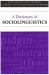 A Dictionary of Sociolinguistics