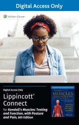 Kendall's Muscles: Testing and Function with Posture and Pain 6e Lippincott Connect Standalone Digital Access Card