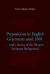 Prepositions in English Grammars until 1801 : With a Survey of the Western European Background