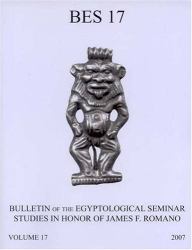 Bulletin of the Egyptological Seminar of New York : Studies in Memory of James F. Romano