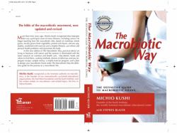 The Macrobiotic Way : The Definitive Guide to Macrobiotic Living