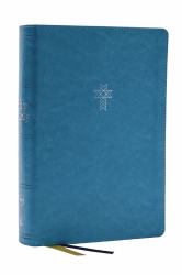 Nkjv, the Bible Study Bible, Leathersoft, Turquoise, Comfort Print : A Study Guide for Every Chapter of the Bible