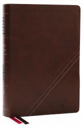 NKJV, Word Study Reference Bible, Leathersoft, Brown, Red Letter, Comfort Print : 2,000 Keywords That Unlock the Meaning of the Bible