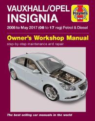 Vauxhall/Opel Insignia (08-May 17) 08 to 17 Reg