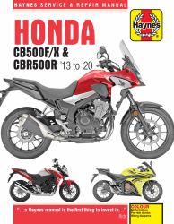 Honda CB500F/X and CBR500R : 2013 To 2020