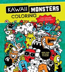 Kawaii Monsters Coloring Book : Color Adorably Spooky Characters