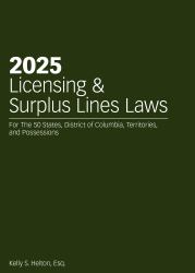 2025 Licensing and Surplus Lines Laws