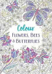 Colour Flowers, Bees and Butterflies