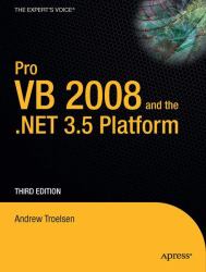 Pro VB 2008 and the .NET 3.5 Platform