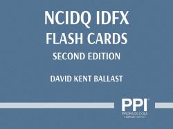 PPI NCIDQ IDFX Flash Cards (Cards), 2nd Edition - More Than 200 Flashcards for the NCIDQ Interior Design Fundamentals Exam