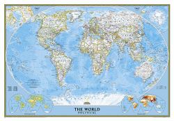 World Classic, Laminated : Wall Maps World