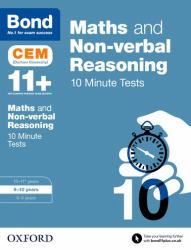 Bond 11+: Maths and Non-Verbal Reasoning 10 Minute Tests 9-10 Years