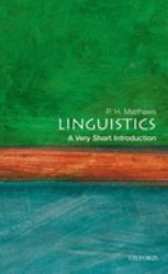 Linguistics : A Very Short Introduction