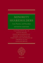 Minority Shareholders : Law, Practice, and Procedure