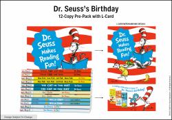 Dr. Seuss's Birthday 2025 12-Copy Pre-Pack with L-Card