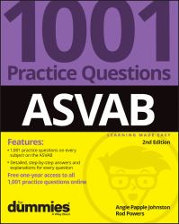 ASVAB: 1001 Practice Questions for Dummies (+ Online Practice)