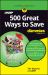 500 Great Ways to Save for Dummies