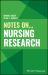 Notes on... Nursing Research