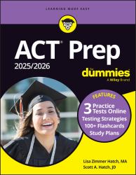 ACT Prep 2025/2026 for Dummies : Book + 3 Practice Tests + 100+ Flashcards Online