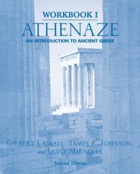 Workbook I: Athenaze Bk. 1 : An Introduction to Ancient Greek, 2nd Ed