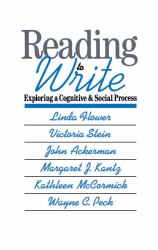 Reading-to-Write: Exploring a Cognitive and Social Process