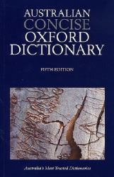 Australian Concise Oxford Dictionary 5th Edition