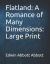 Flatland : A Romance of Many Dimensions: Large Print