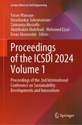 Proceedings of the ICSDI 2024 Volume 1 : Proceedings of the 2nd International Conference on Sustainability: Developments and Innovations