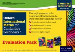 Complete Mathematics for Cambridge Secondary 1- Evaluation Pack : For Cambridge Checkpoint and Beyond