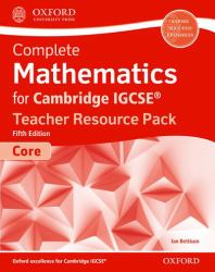 Complete Mathematics for Cambridge IGCSERG Teacher Resource Pack (Core)