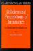 Policies and Perceptions of Insurance : An Introduction to Insurance Law