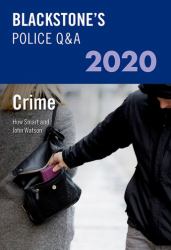 Blackstone's Police Q&a 2020 Volume 1: Crime