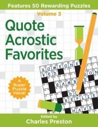 Quote Acrostic Favorites : Features 50 Rewarding Puzzles