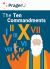 The Ten Commandments : Still the Best Moral Code