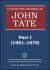 Collected Works of John Tate, (1951-1975)