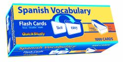 Spanish Vocabulary 1000 Flash Cards : A QuickStudy Reference Tool