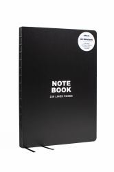 TeNeues - Notebook Hardcover A4 - 230 Lined Pages with Lay Flat Binding, Classic Black: A4 Notebook : A4 Notebook