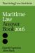 Maritime Law Answer Book 2015