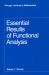 Essential Results of Functional Analysis