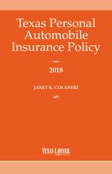 Texas Personal Automobile Insurance Policy 2018