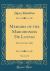 Memoirs of the Marchioness de Louvoi, Vol. 1 Of 3 : In Letters by a Lady (Classic Reprint)